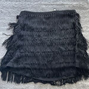 Scotch & Soda Fringe mini skirt NWT